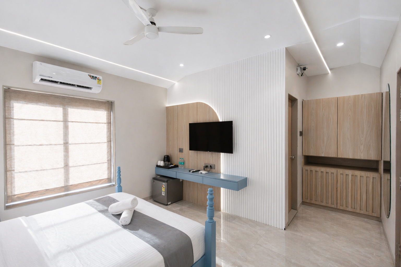 Premium Room with Bathtub at Florea Resort, Nagaon, Alibag (photo 2)