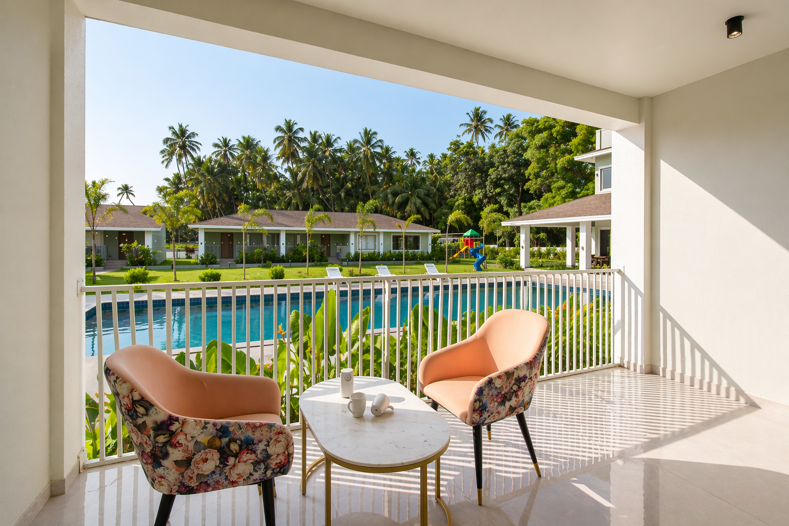 Premium Room with Pool View at Florea Resort, Nagaon, Alibag (photo 5)
