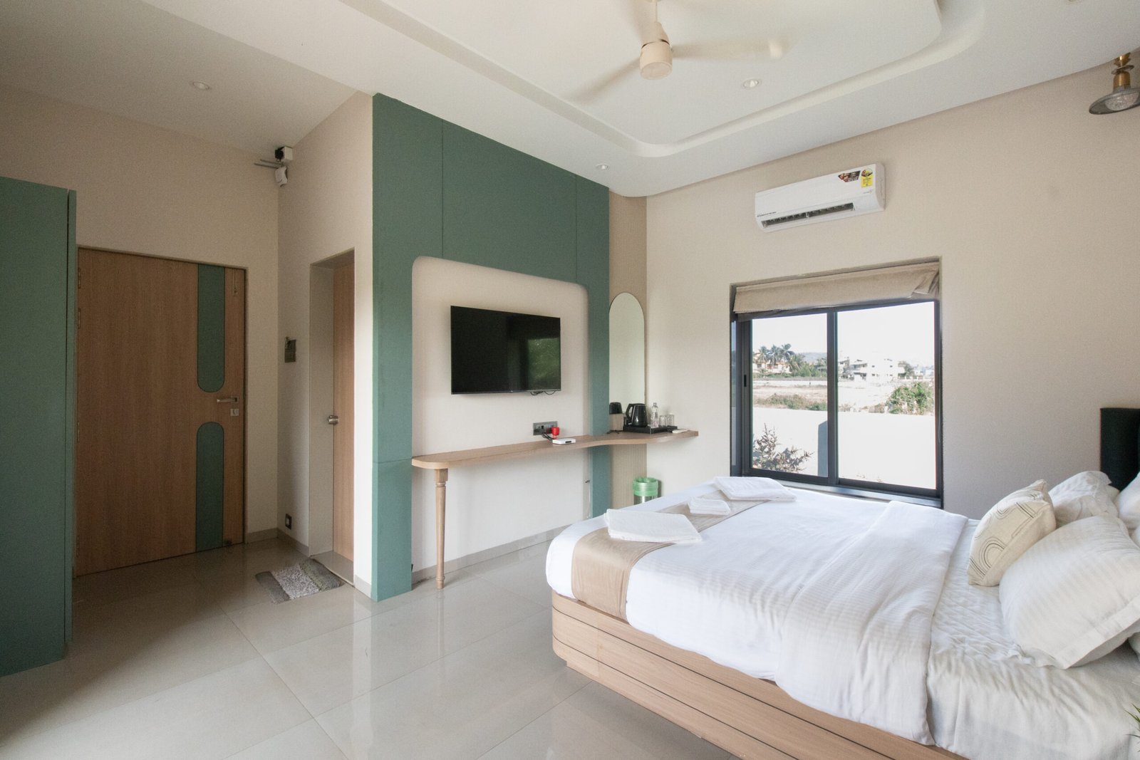 Premium Room with Pool View at Florea Resort, Nagaon, Alibag (photo 2)