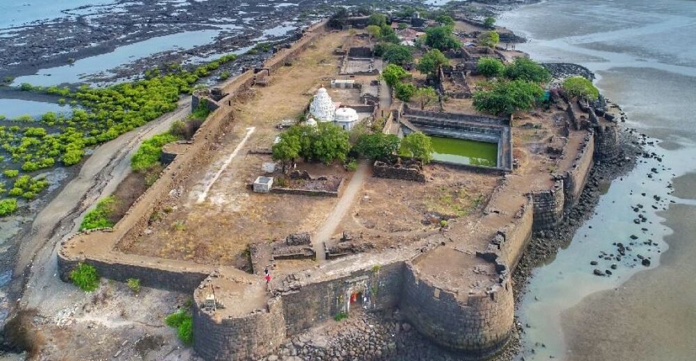 Kolaba Fort, a 25 minute drive from Florea Resort in Alibag