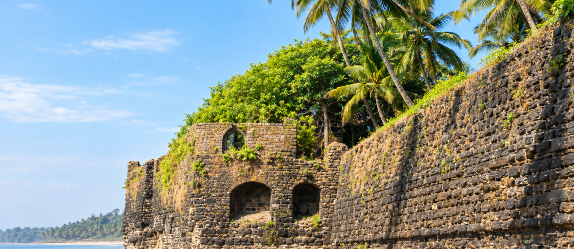 Revdanda Beach, a 25 minute drive from Florea Resort in Alibag